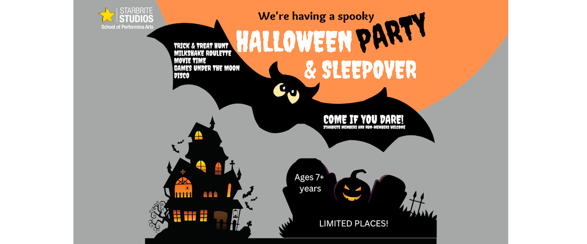 👻 Halloween Party & Sleepover (Ages 7+) 👻