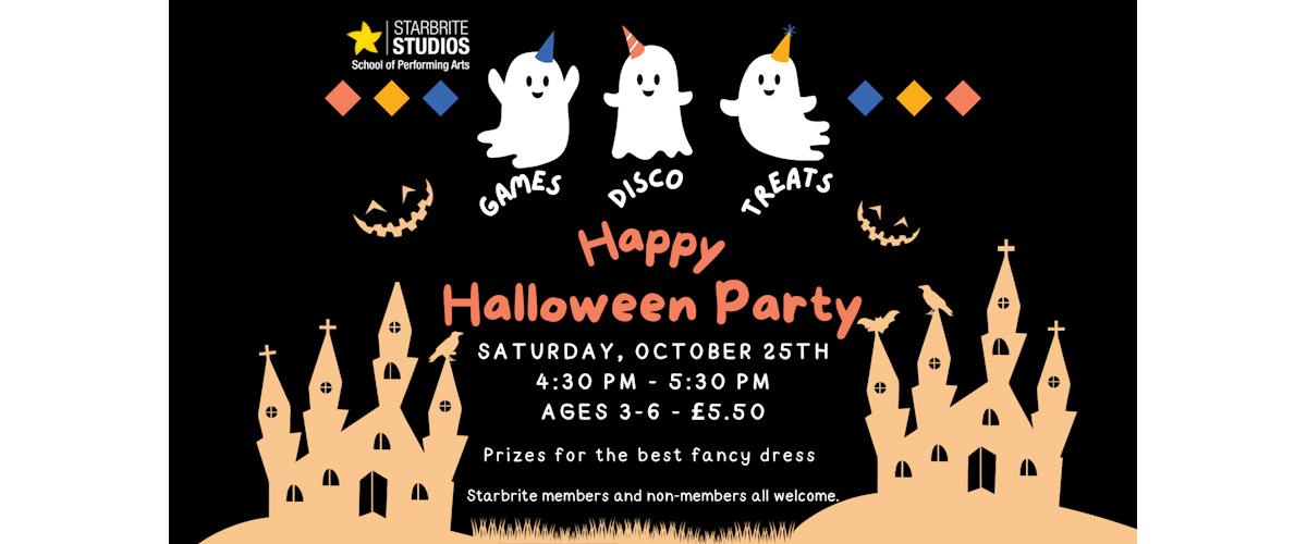 🎉 Happy Halloween Party!  (ages 3-6 years) 🎉